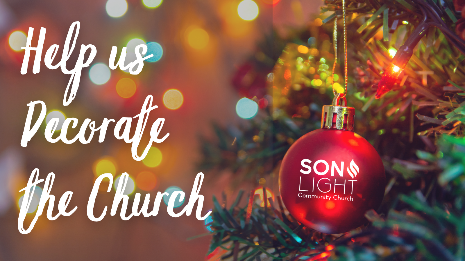decorate the church